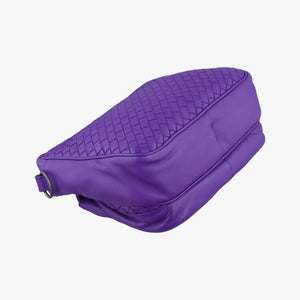 Secondhand Bottega Veneta Intrecciato Purple lambskin  shoulderbag | stylenewstar