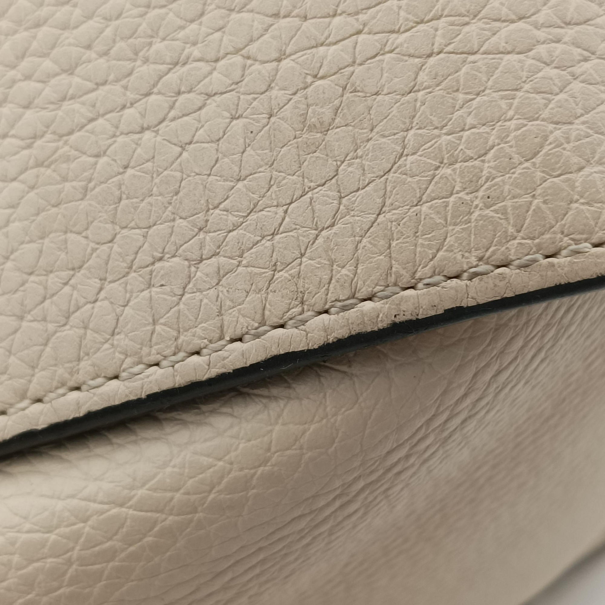 Pre-owned Loewe Hammock Beige Leather  handbag | stylenewstar