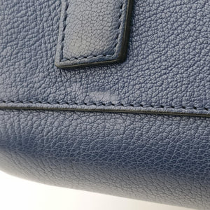 Pre-owned Givenchy Antigona Medium Navy leather  shoulderbag | stylenewstar
