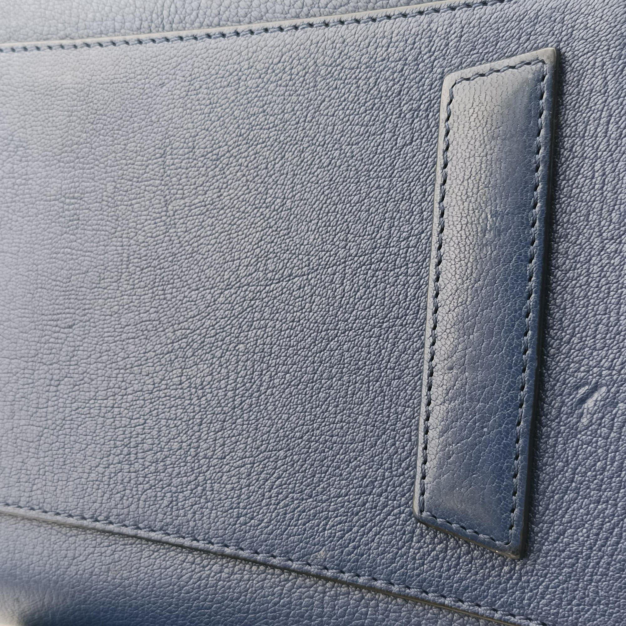 Pre-owned Givenchy Antigona Medium Navy leather  shoulderbag | stylenewstar