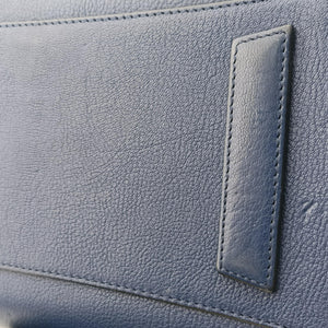 Pre-owned Givenchy Antigona Medium Navy leather  shoulderbag | stylenewstar