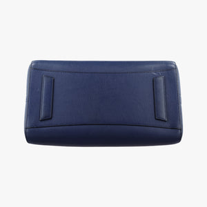 Pre-owned Givenchy Antigona Medium Navy leather  shoulderbag | stylenewstar