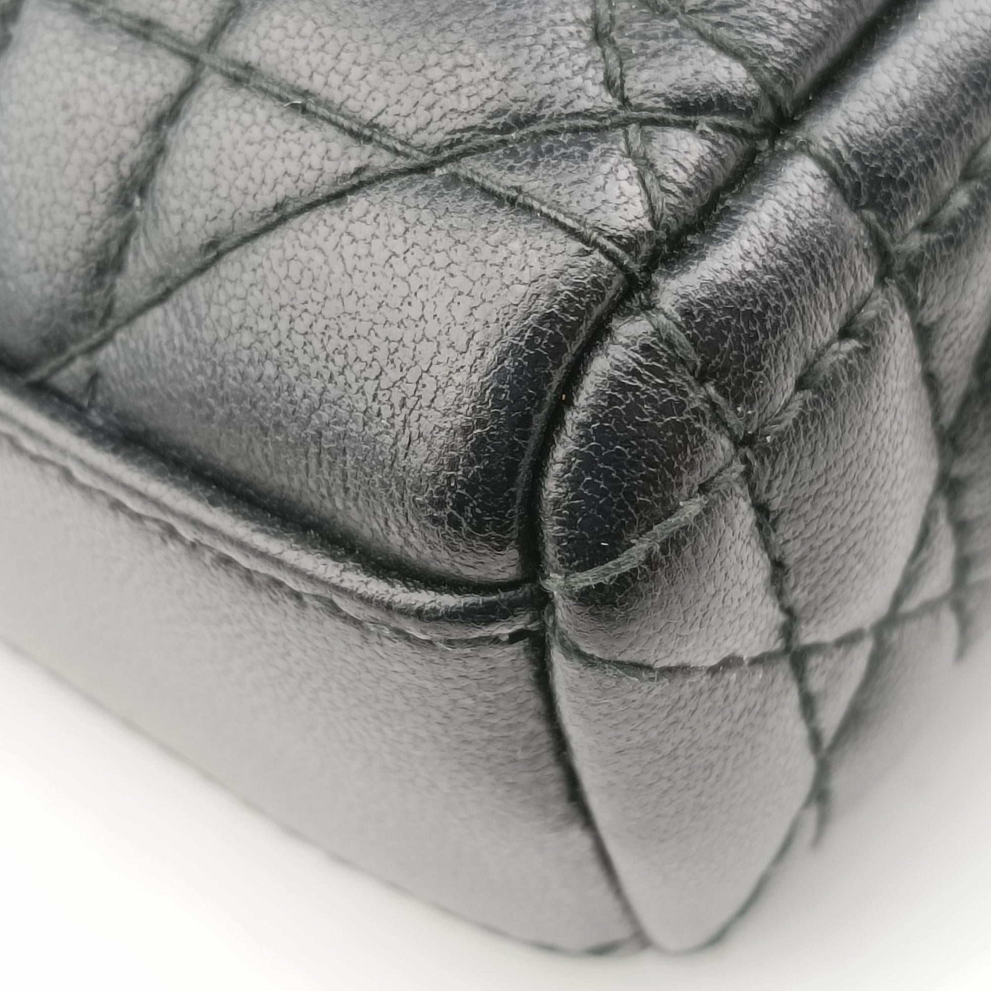 Pre-owned Christian Dior Lady Dior Cannage chain Black lambskin  shoulderbag | stylenewstar