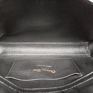 Pre-owned Christian Dior Lady Dior Cannage chain Black lambskin  shoulderbag | stylenewstar