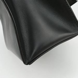 Vintage Balenciaga Padlock All Afternoon Black Leather  shoulderbag | stylenewstar
