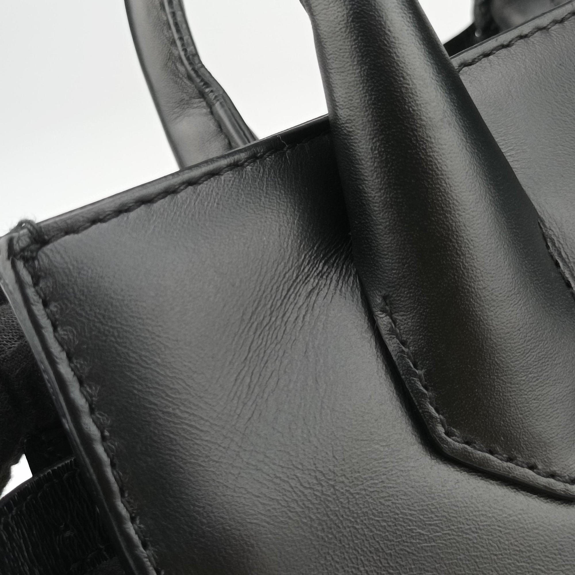 Vintage Balenciaga Padlock All Afternoon Black Leather  shoulderbag | stylenewstar