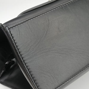 Vintage Balenciaga Padlock All Afternoon Black Leather  shoulderbag | stylenewstar