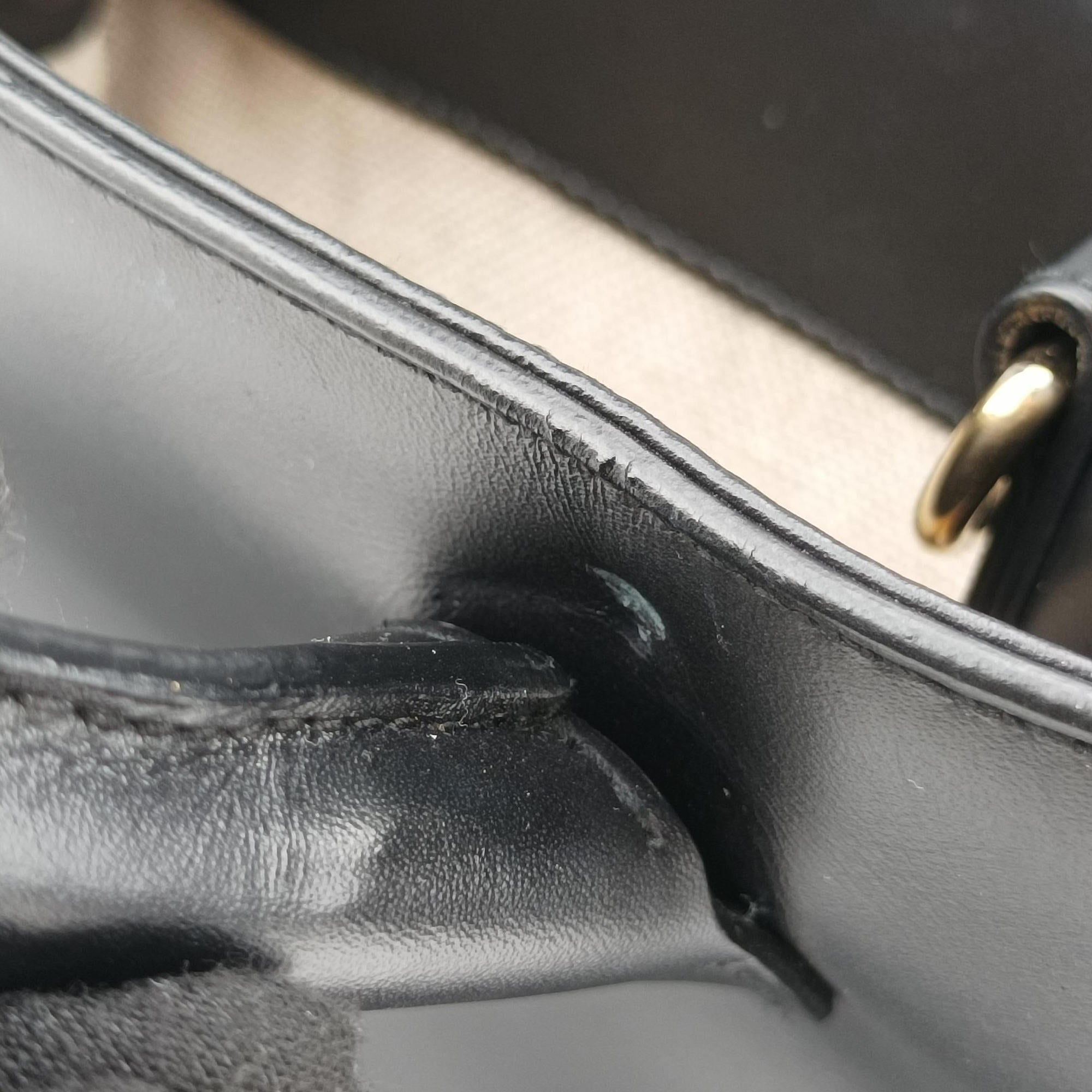 Vintage Balenciaga Padlock All Afternoon Black Leather  shoulderbag | stylenewstar