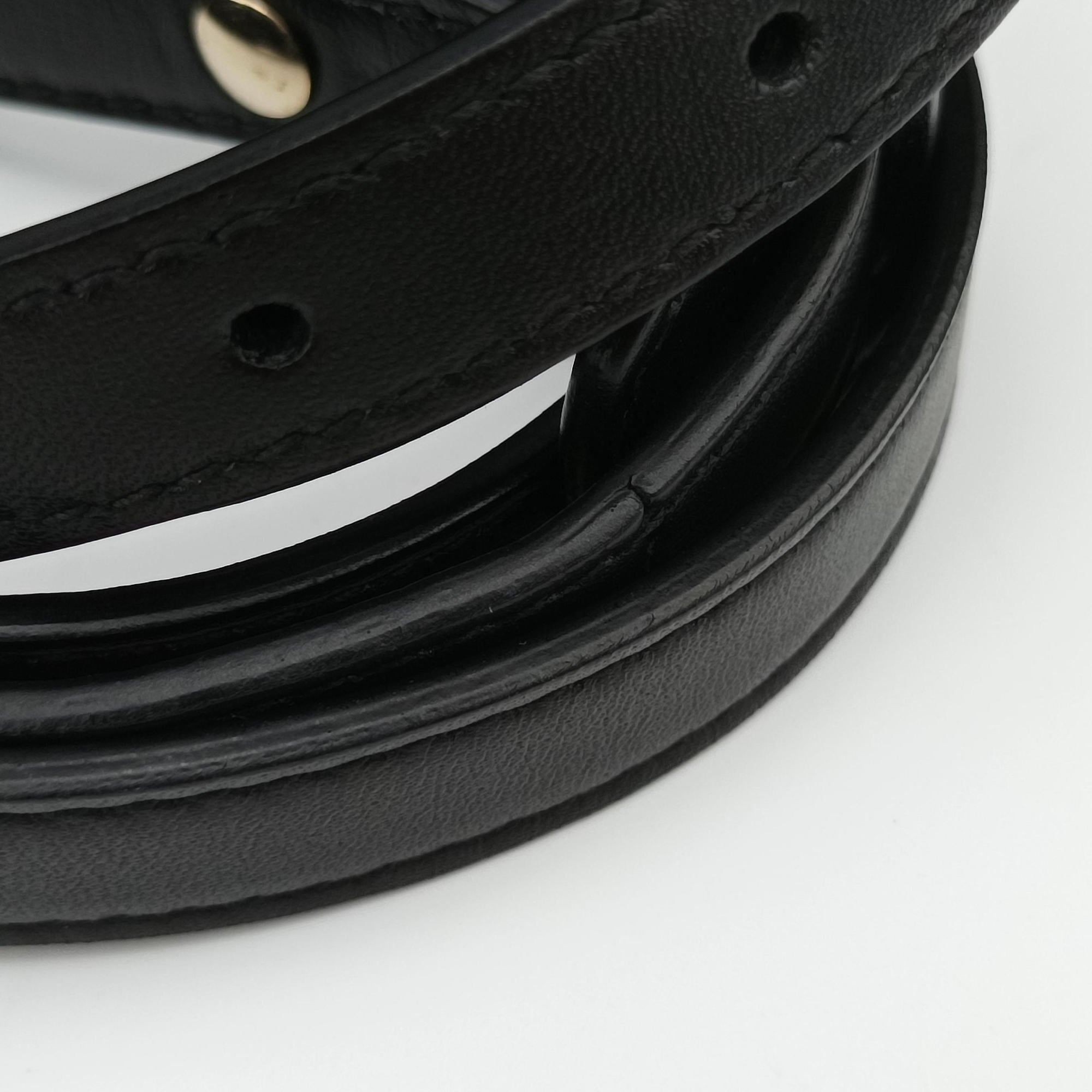 Vintage Balenciaga Padlock All Afternoon Black Leather  shoulderbag | stylenewstar