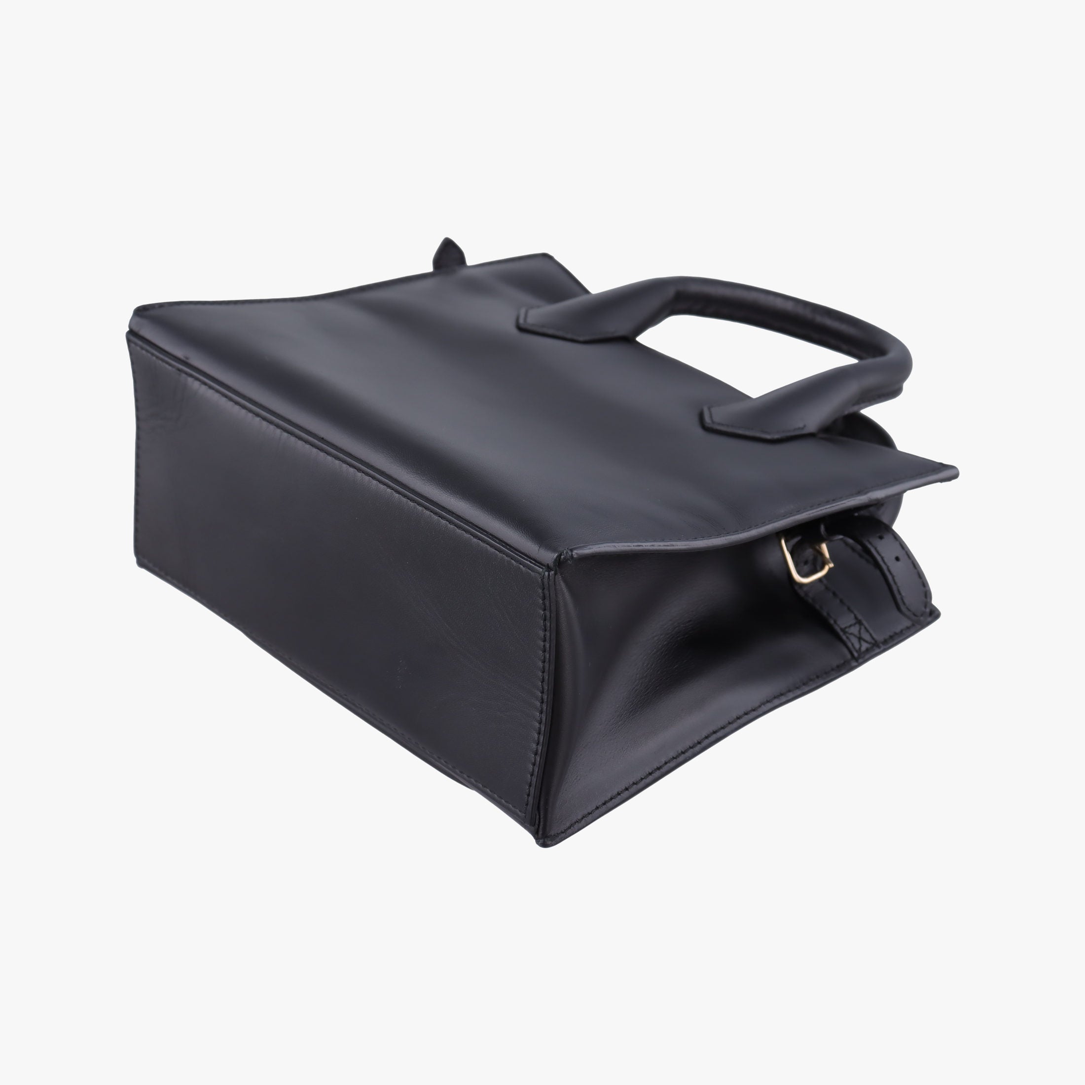Vintage Balenciaga Padlock All Afternoon Black Leather  shoulderbag | stylenewstar
