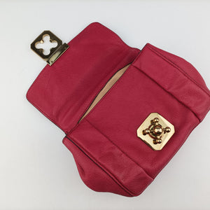 Pre-owned Chloe Elsie Red Leather  shoulderbag | stylenewstar