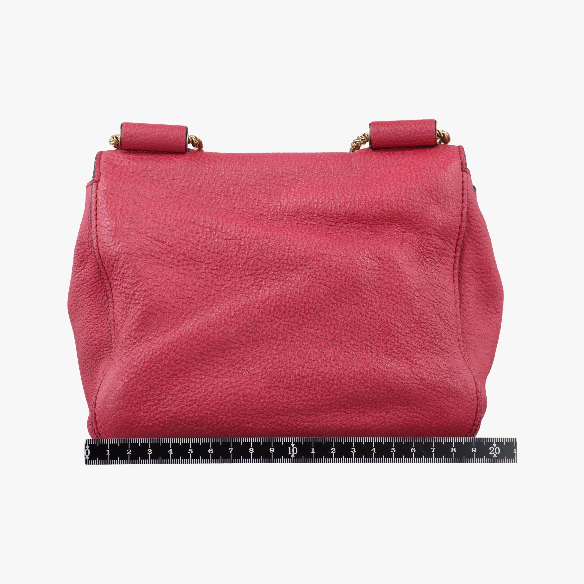 Pre-owned Chloe Elsie Red Leather  shoulderbag | stylenewstar
