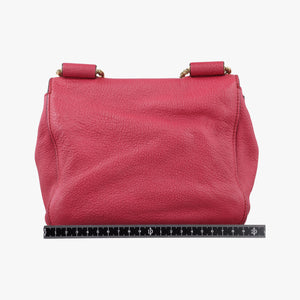 Pre-owned Chloe Elsie Red Leather  shoulderbag | stylenewstar