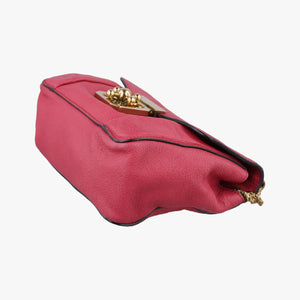 Pre-owned Chloe Elsie Red Leather  shoulderbag | stylenewstar