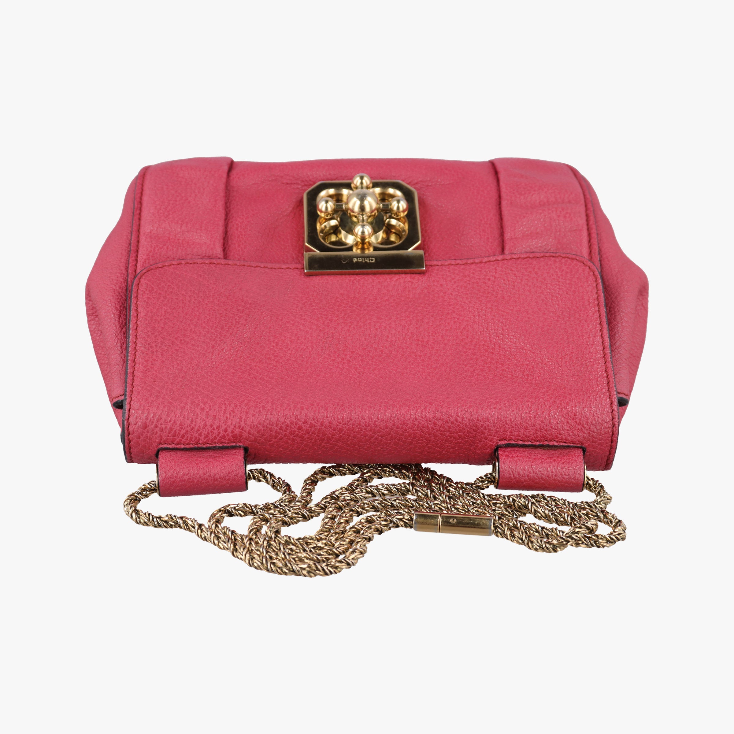 Pre-owned Chloe Elsie Red Leather  shoulderbag | stylenewstar