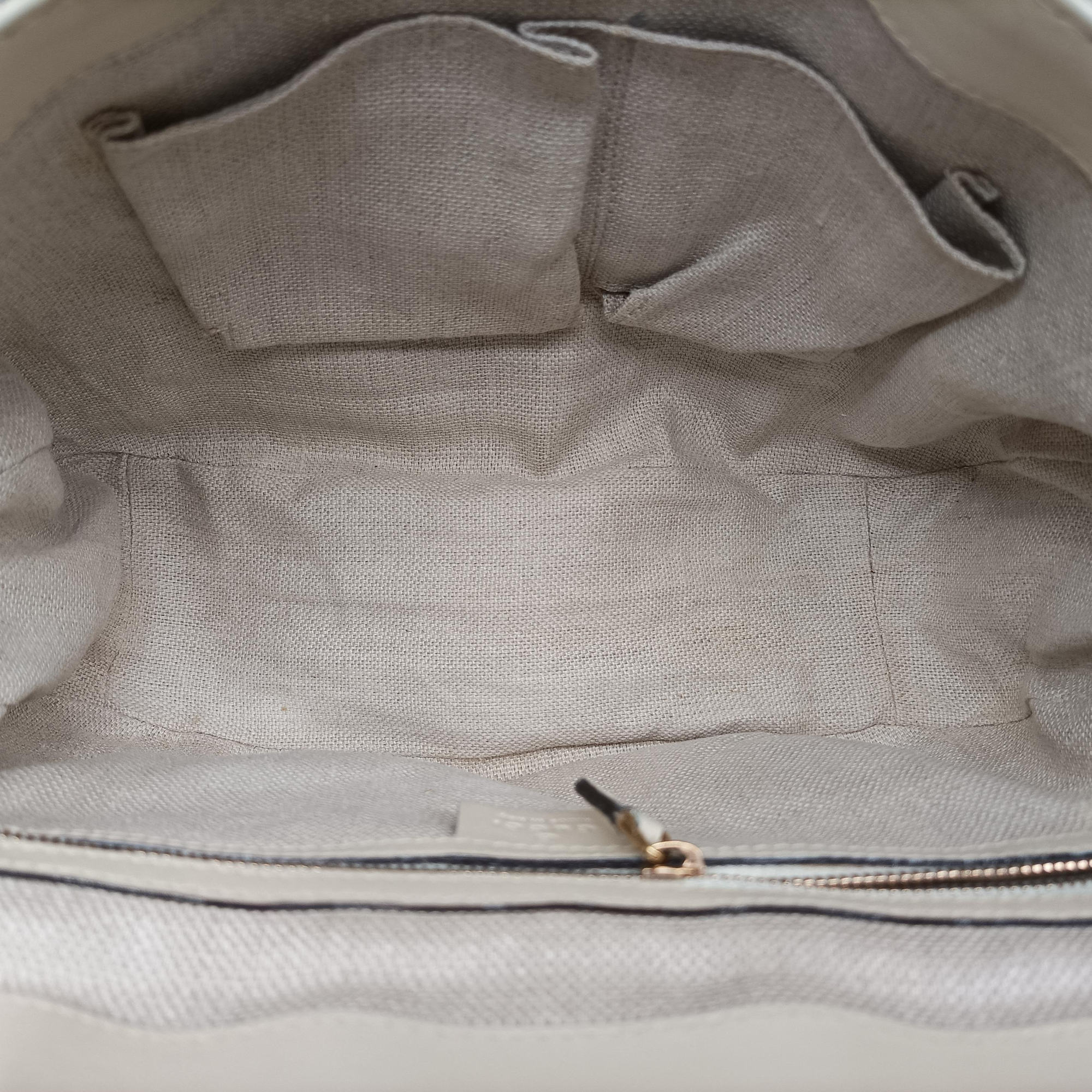 Pre-owned Gucci Snaffle Bit Beige Leather 263955 shoulderbag | stylenewstar