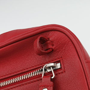 Pre-owned Yves Saint Laurent Lou camera Red Leather 527096 shoulderbag | stylenewstar