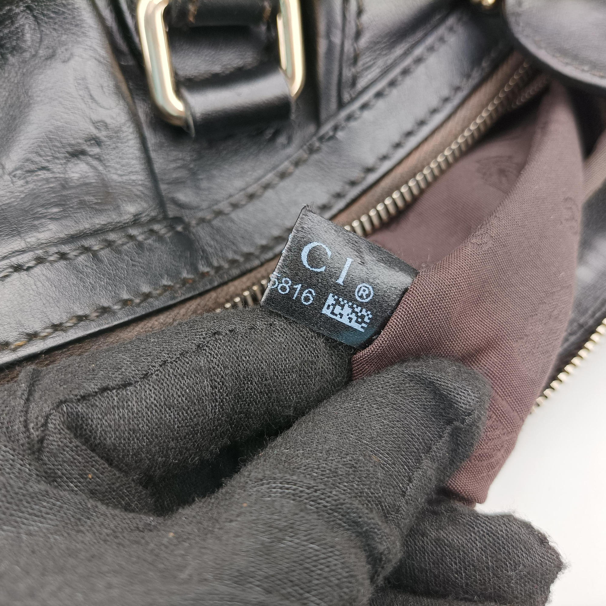 Pre-owned Gucci Sukey GUCCISSIMA Black Leather 223974 shoulderbag | stylenewstar