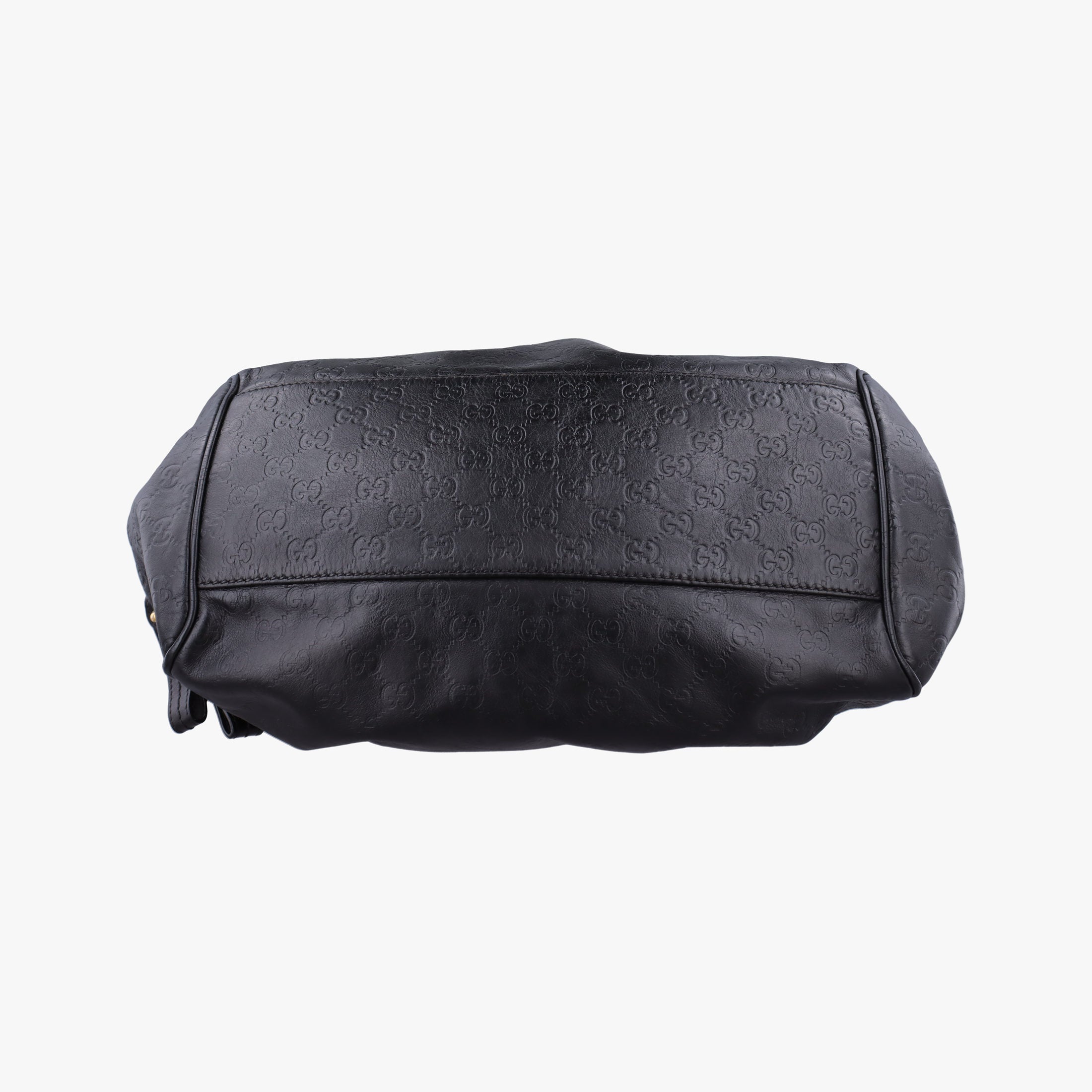 Pre-owned Gucci Sukey GUCCISSIMA Black Leather 223974 shoulderbag | stylenewstar