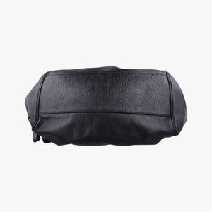 Pre-owned Gucci Sukey GUCCISSIMA Black Leather 223974 shoulderbag | stylenewstar
