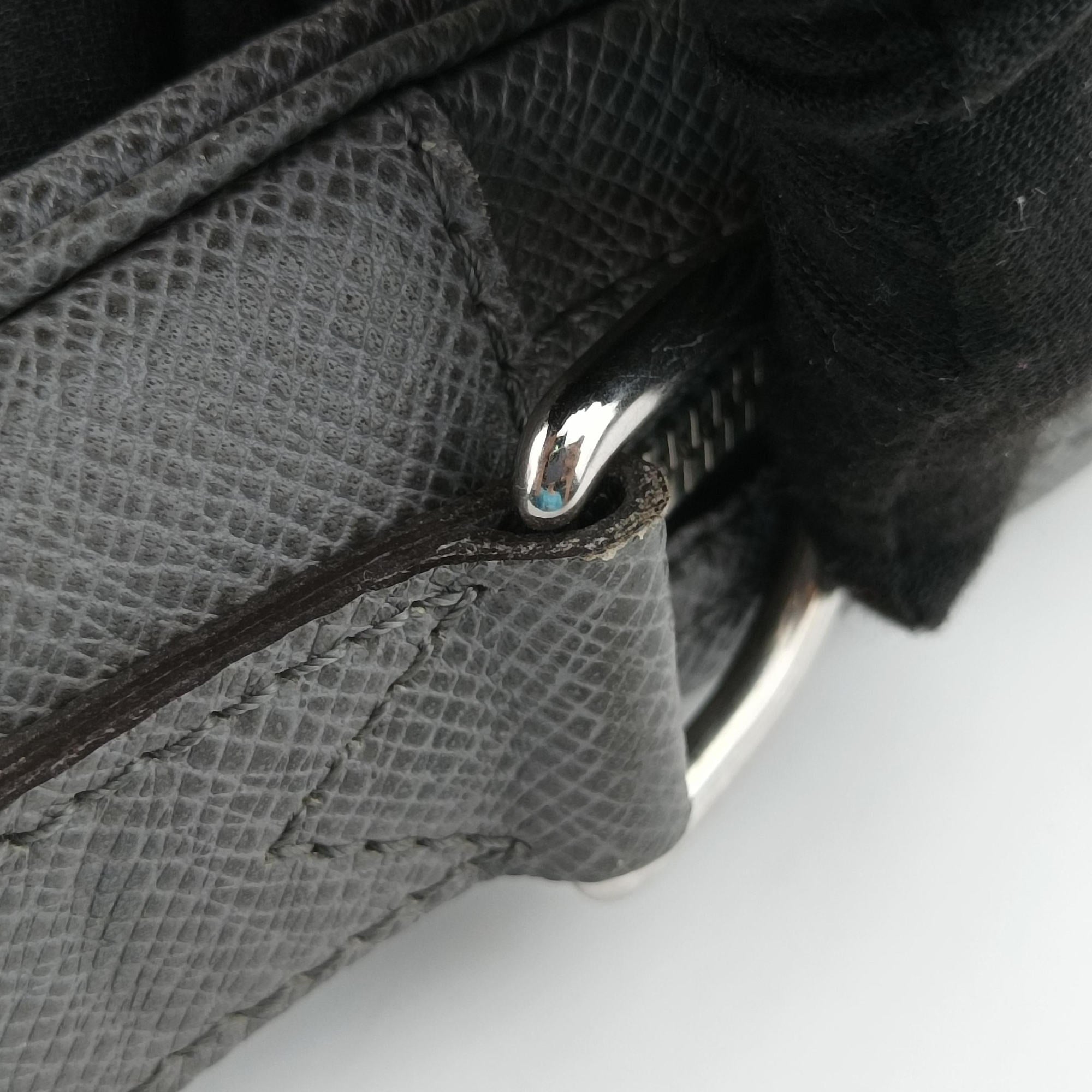 Secondhand Louis Vuitton Port Document Voyage PM Glacier Taiga M30640 handbag | stylenewstar