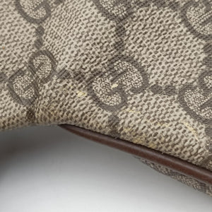 Pre-owned Gucci GG Supreme Courrier Brown×multicolor PVC coated canvas 529711 bum bag/waist bag | stylenewstar