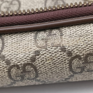Pre-owned Gucci GG Supreme Courrier Brown×multicolor PVC coated canvas 529711 bum bag/waist bag | stylenewstar