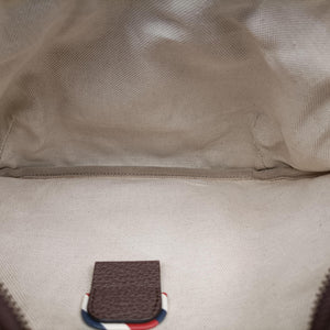 Pre-owned Gucci GG Supreme Courrier Brown×multicolor PVC coated canvas 529711 bum bag/waist bag | stylenewstar