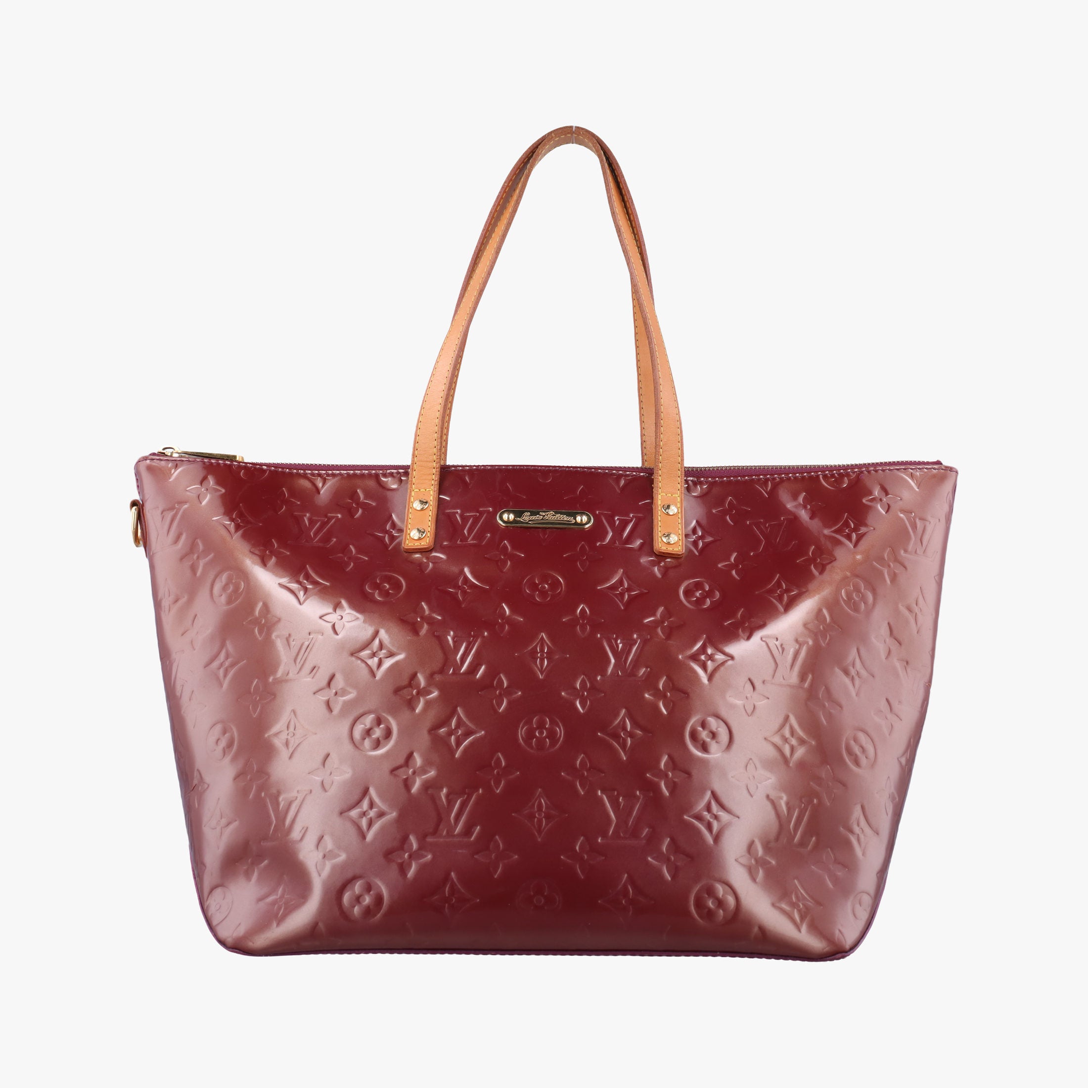 Pre-owned Louis Vuitton Bellevue GM Violet Vernis M93588 handbag | stylenewstar