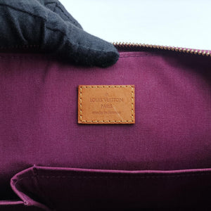 Pre-owned Louis Vuitton Bellevue GM Violet Vernis M93588 handbag | stylenewstar