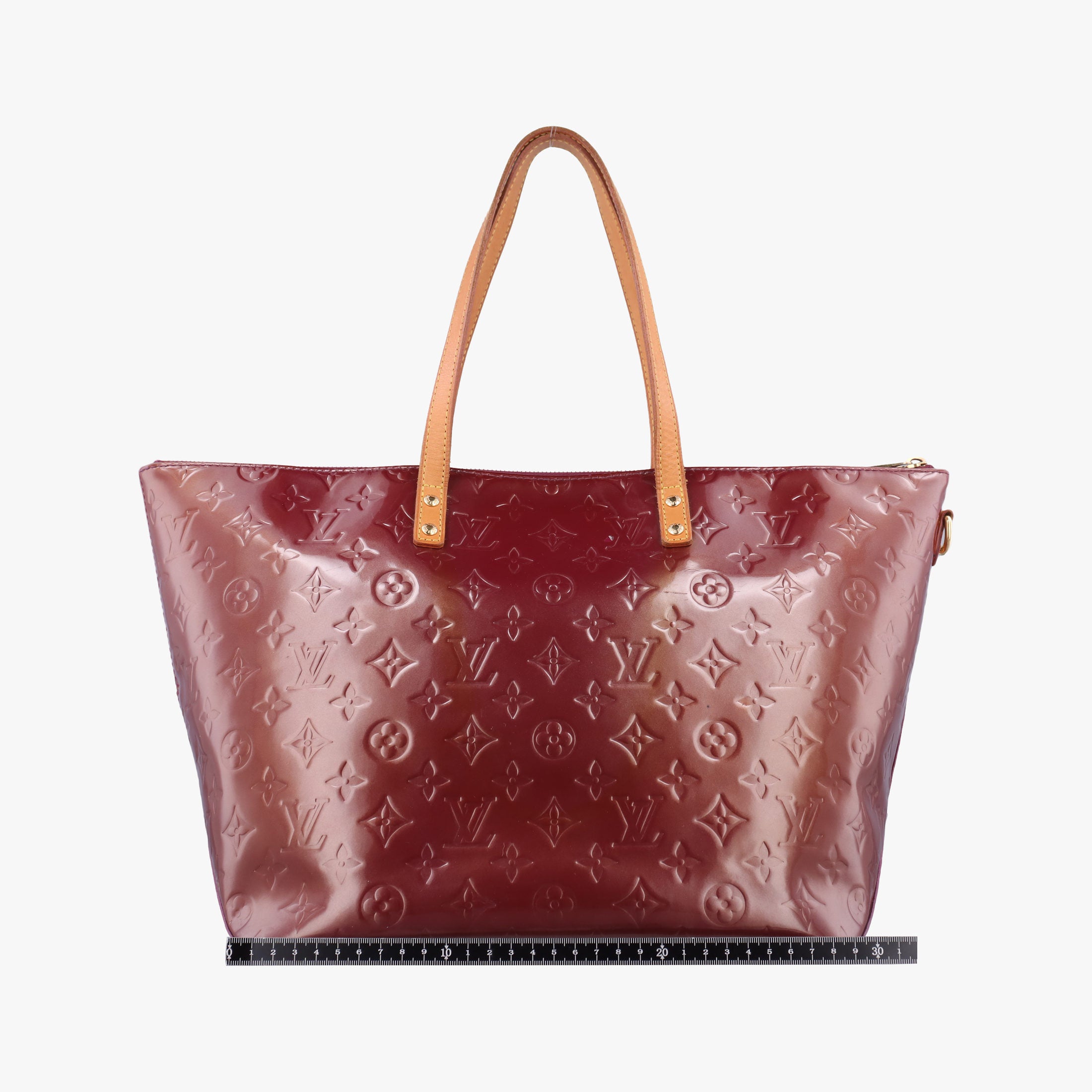 Pre-owned Louis Vuitton Bellevue GM Violet Vernis M93588 handbag | stylenewstar