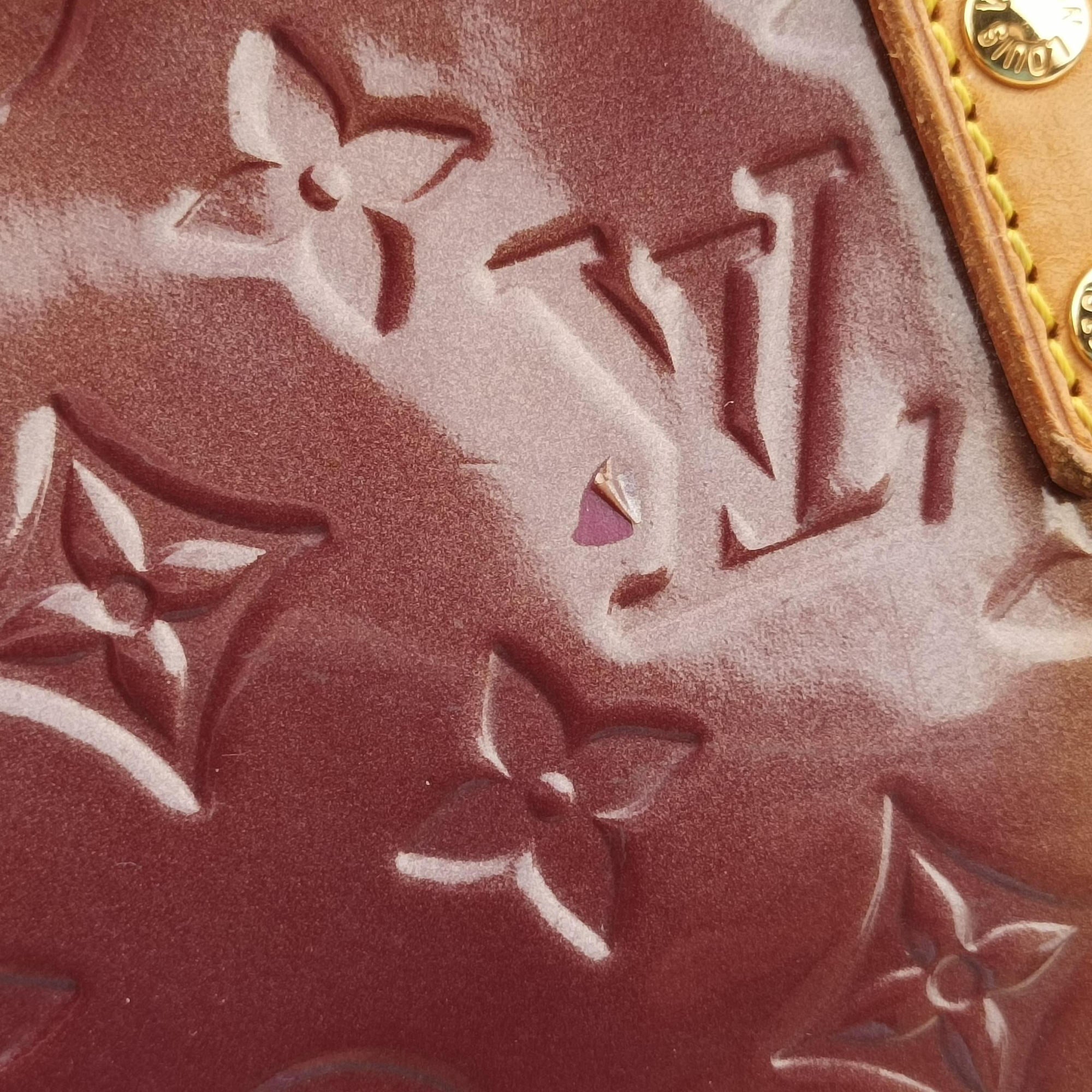 Pre-owned Louis Vuitton Bellevue GM Violet Vernis M93588 handbag | stylenewstar