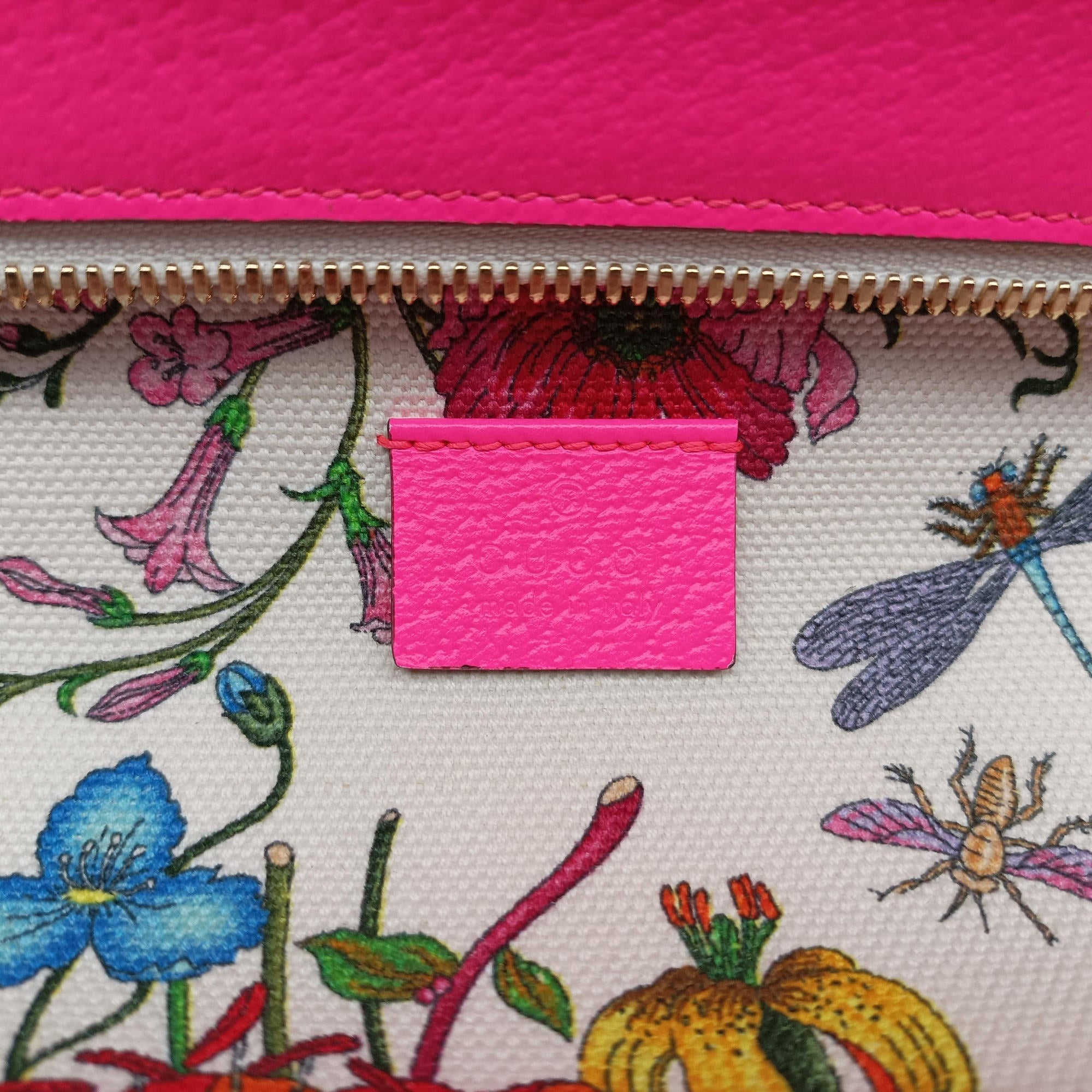 Pre-owned Gucci Flora Multicolour Canvas×Leather 550141 shoulderbag | stylenewstar