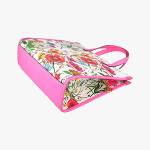 Pre-owned Gucci Flora Multicolour Canvas×Leather 550141 shoulderbag | stylenewstar