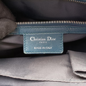 Pre-owned Christian Dior granville Blue lambskin  shoulderbag | stylenewstar