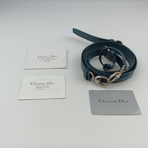 Pre-owned Christian Dior granville Blue lambskin  shoulderbag | stylenewstar