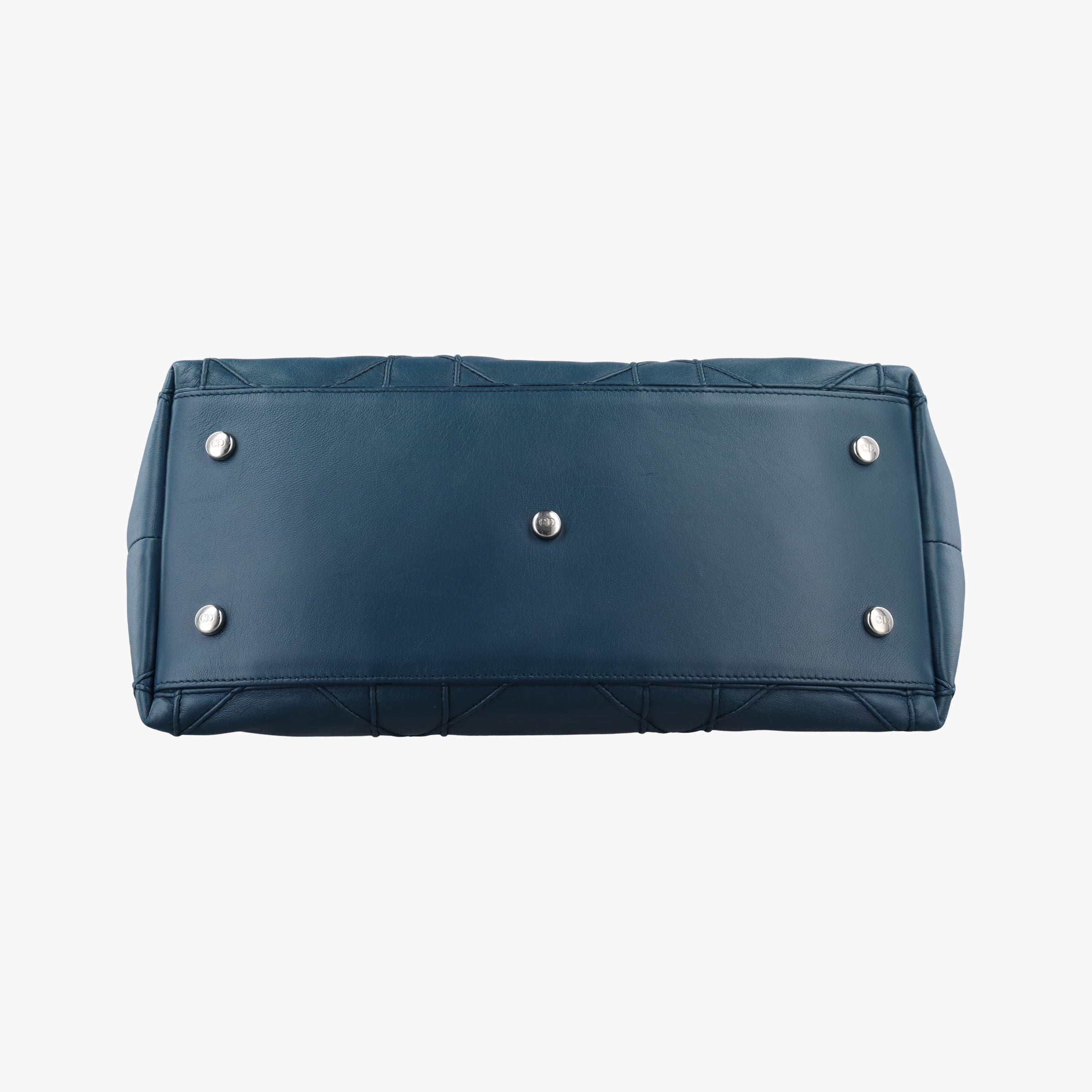 Pre-owned Christian Dior granville Blue lambskin  shoulderbag | stylenewstar