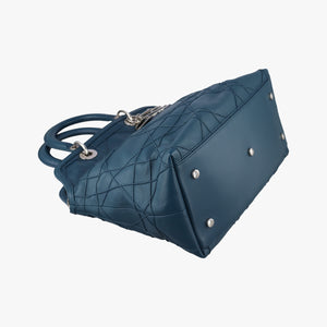 Pre-owned Christian Dior granville Blue lambskin  shoulderbag | stylenewstar