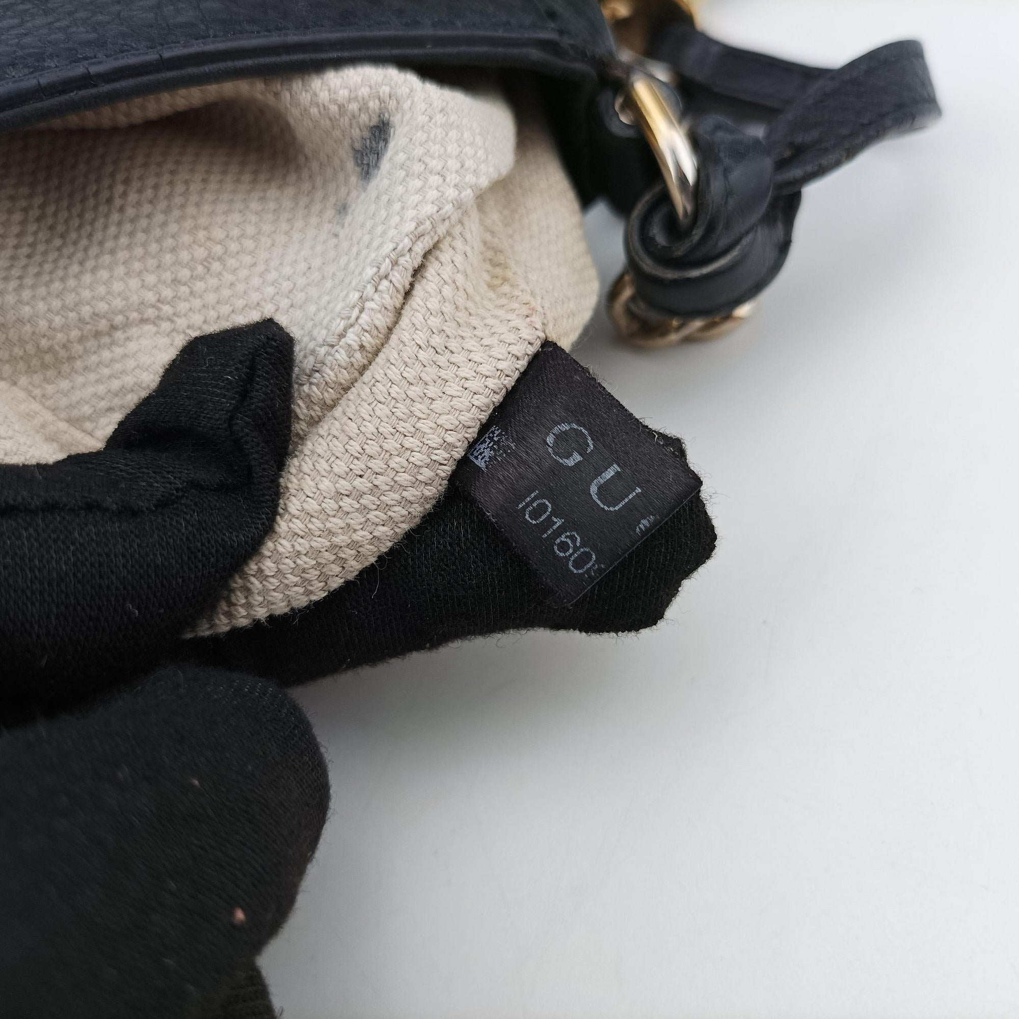Pre-owned Gucci Soho Black Leather 323190 shoulderbag | stylenewstar