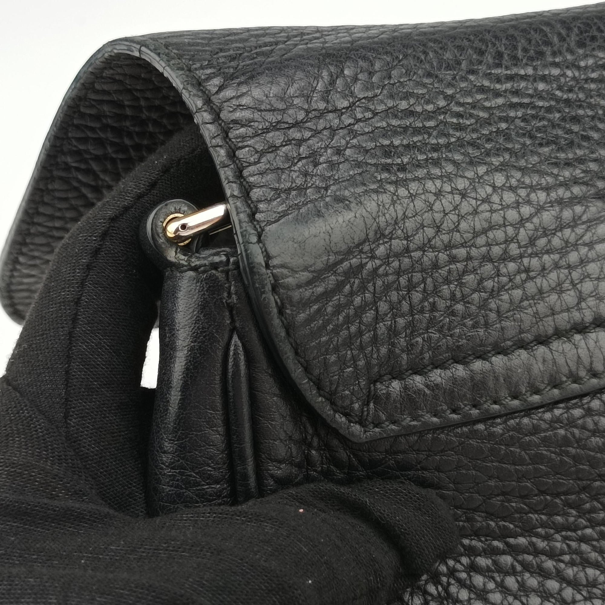 Pre-owned Gucci Soho Black Leather 323190 shoulderbag | stylenewstar