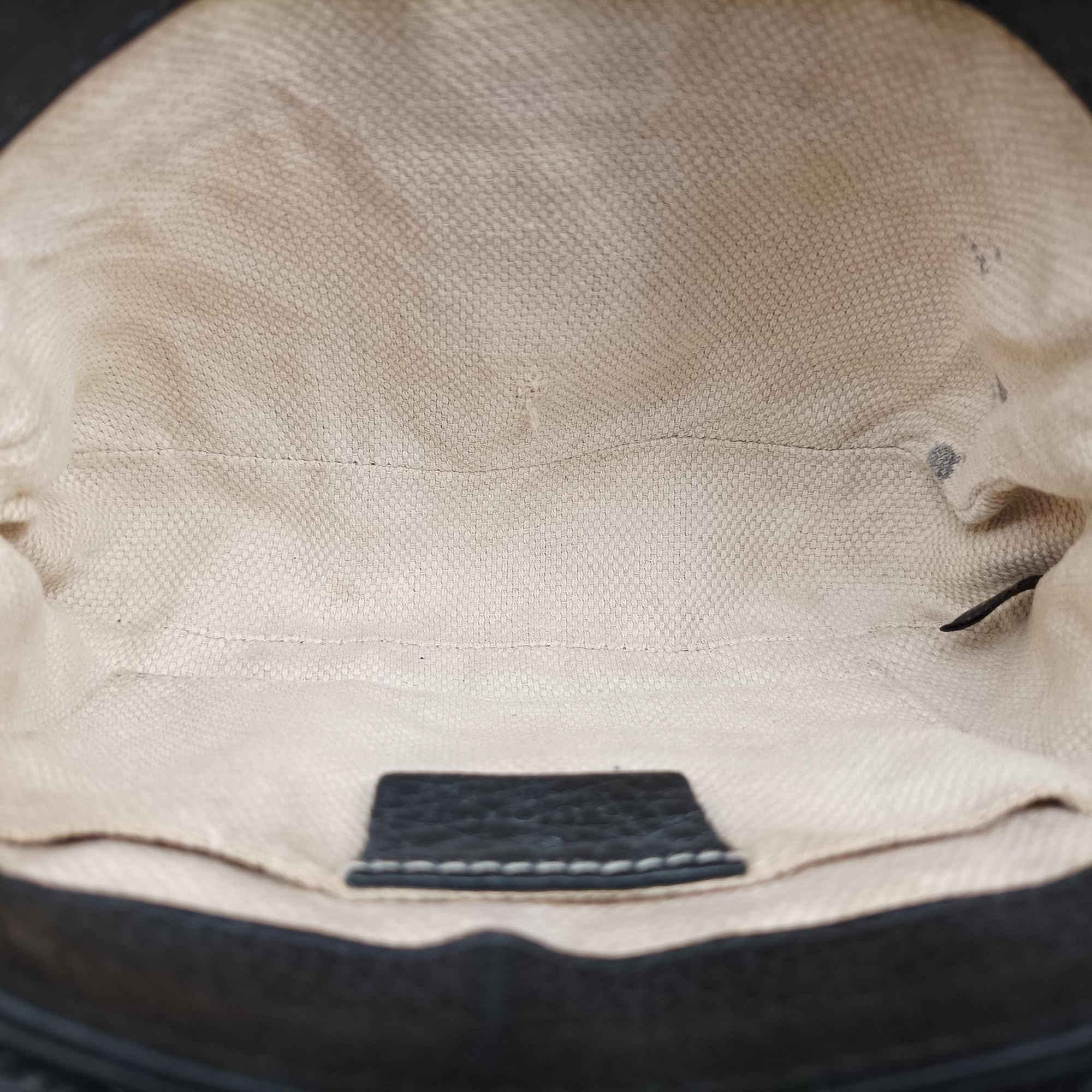 Pre-owned Gucci Soho Black Leather 323190 shoulderbag | stylenewstar