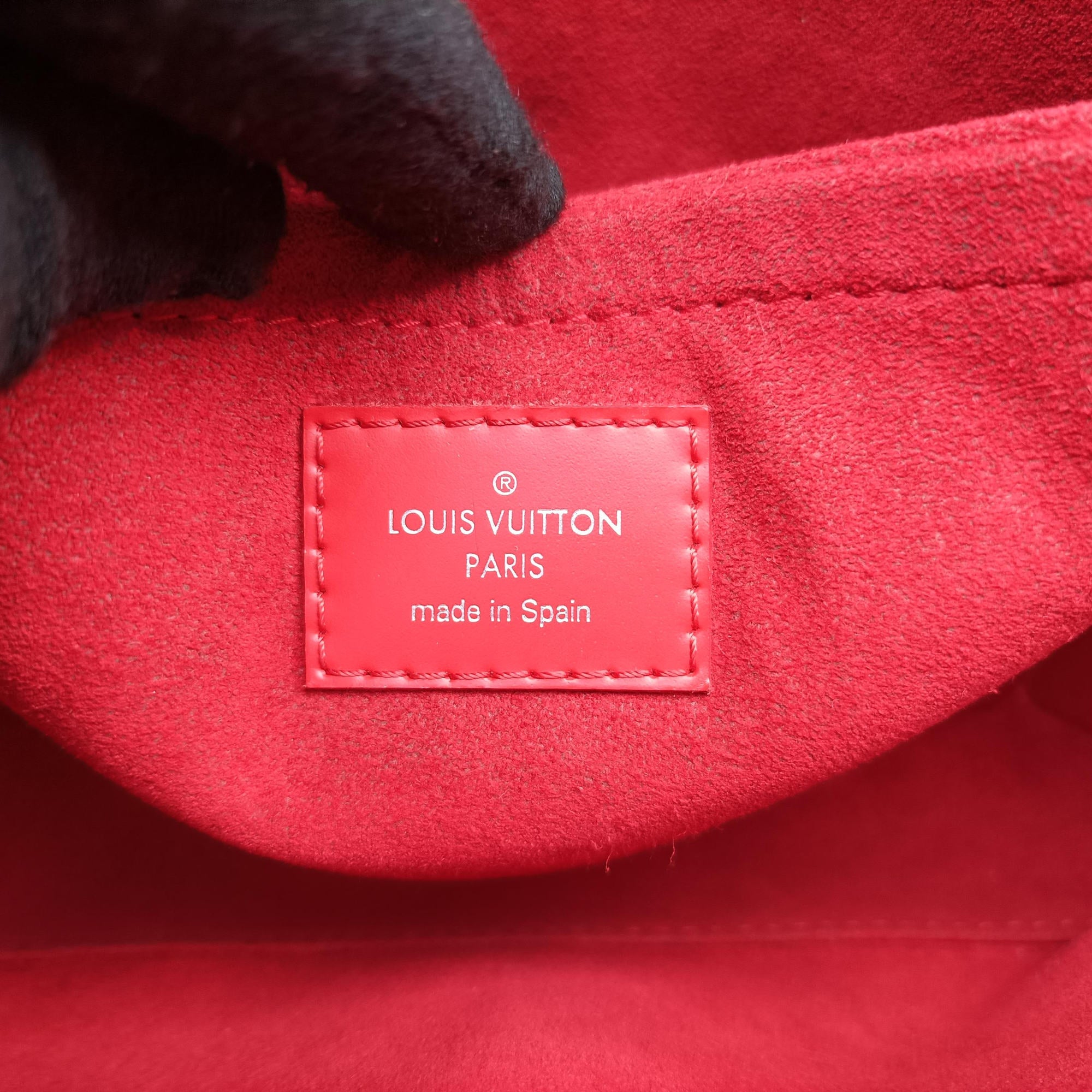 Pre-owned Louis Vuitton SAINT MICHEL Brown×COQUELICOT Monogram Canvas×epi M44031 shoulderbag | stylenewstar