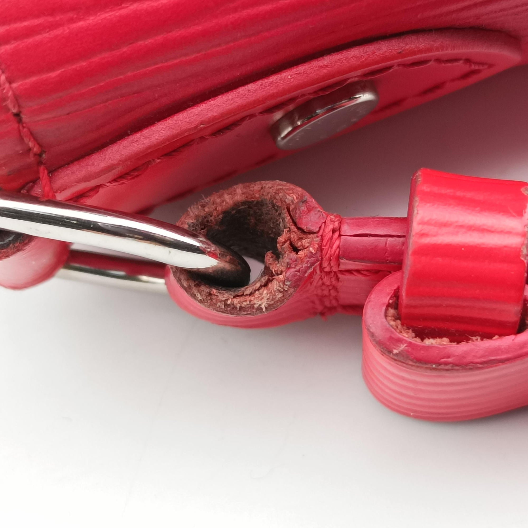 Pre-owned Louis Vuitton SAINT MICHEL Brown×COQUELICOT Monogram Canvas×epi M44031 shoulderbag | stylenewstar