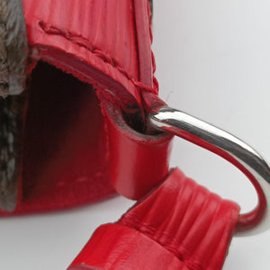 Pre-owned Louis Vuitton SAINT MICHEL Brown×COQUELICOT Monogram Canvas×epi M44031 shoulderbag | stylenewstar