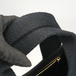 Pre-owned Fendi Fendace La Medusa Black canvas 8BH395 shoulderbag | stylenewstar
