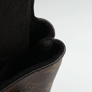 Pre-owned Louis Vuitton MARIGNAN brown×black Monogram Canvas×calf leather M44259 shoulderbag | stylenewstar
