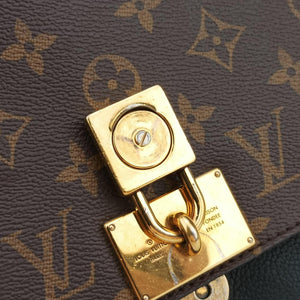 Pre-owned Louis Vuitton MARIGNAN brown×black Monogram Canvas×calf leather M44259 shoulderbag | stylenewstar