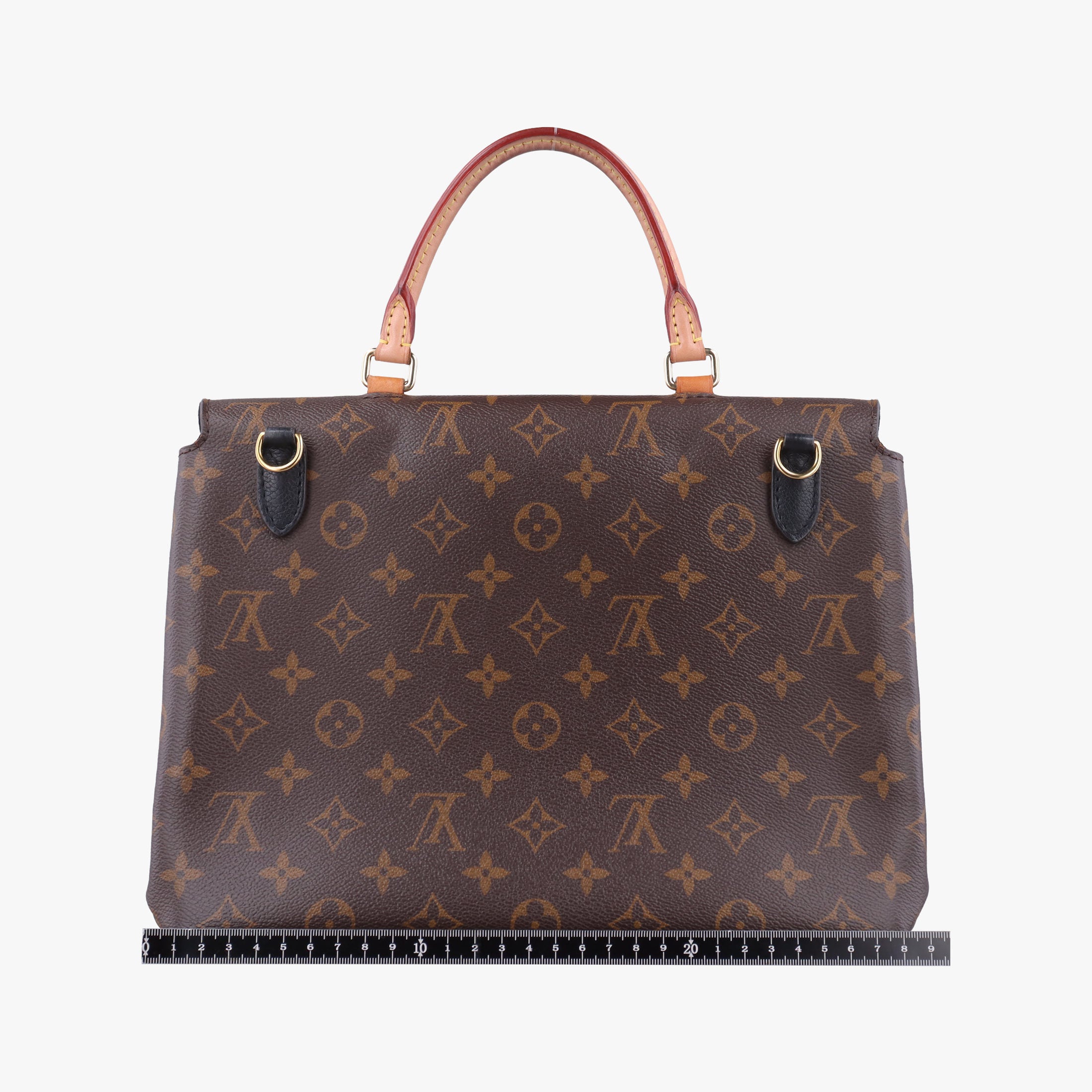 Pre-owned Louis Vuitton MARIGNAN brown×black Monogram Canvas×calf leather M44259 shoulderbag | stylenewstar