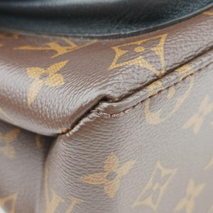 Pre-owned Louis Vuitton MARIGNAN brown×black Monogram Canvas×calf leather M44259 shoulderbag | stylenewstar
