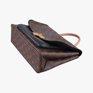 Pre-owned Louis Vuitton MARIGNAN brown×black Monogram Canvas×calf leather M44259 shoulderbag | stylenewstar